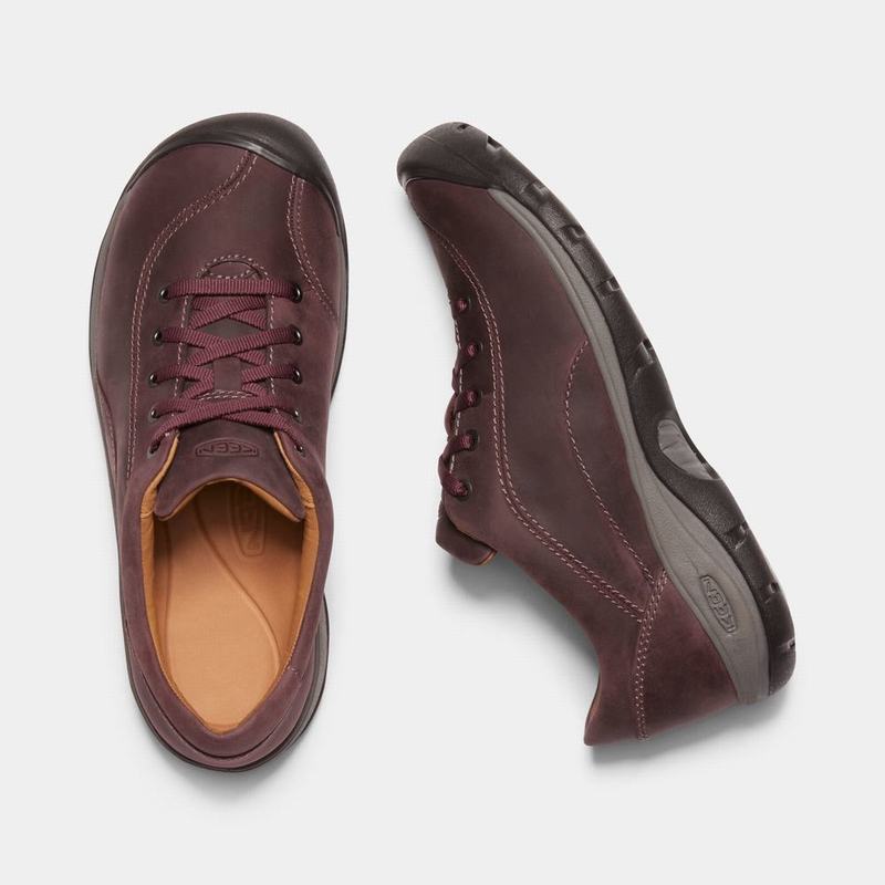 Keen Presidio II Womens Casual Shoes Burgundy NZ Sale (1954-OLYBK)